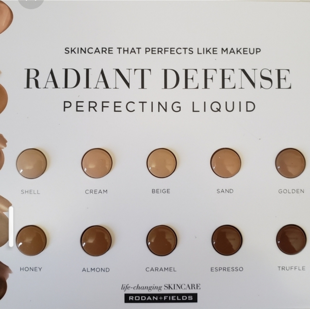 60 Samples Rodan + and Fields Radiant Defense Perfecting Liquid YOU CHOOSE COLOR